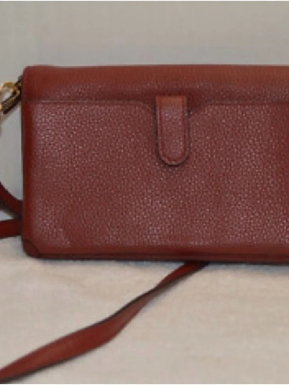 Michael Kors Mott Pebbled Leather Phone Crossbody Wallet